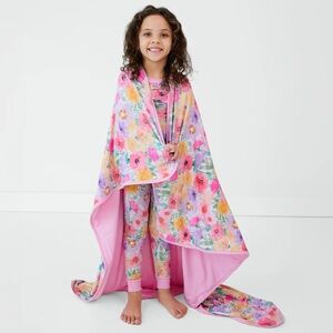 NWT Little Sleepies Watercolor Meadow cloud blanket